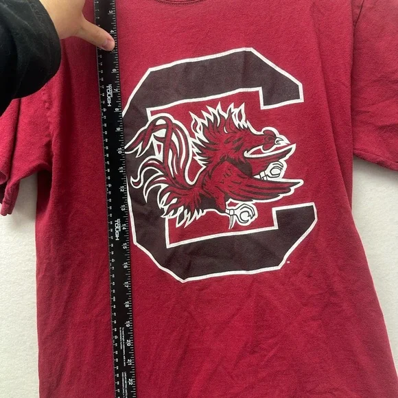 USC University of South Carolina Gamecocks Champion Burgundy T-Shirt Men’s M - Picture 8 of 13